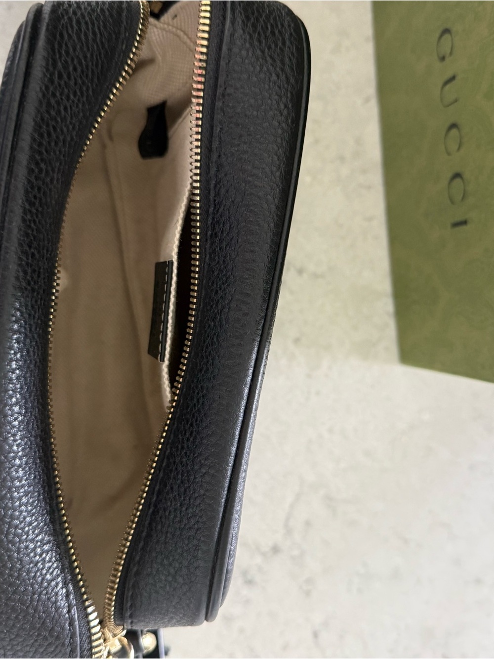 Gucci Black Soho Leather Tassel Crossbody Bag - Picture 13 of 13